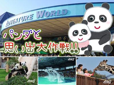 アドベンチャーワールドであそぼう 白良荘グランドホテル ステイ